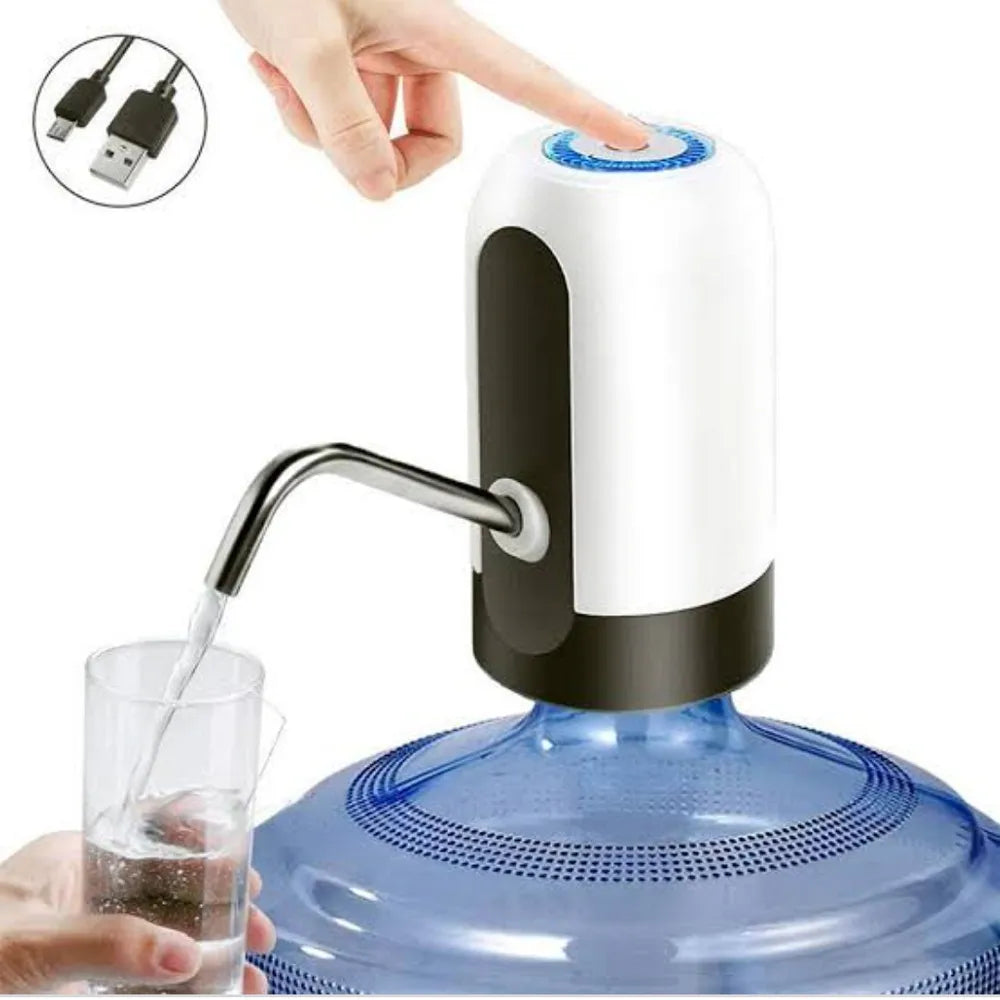 Dispensador de Agua Automático Recargable - Bomba Eléctrica para Bidones de Hasta 20L